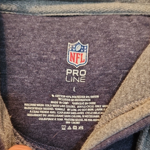 Broncos Blue and Gray Hoodie - Picture 2 of 2